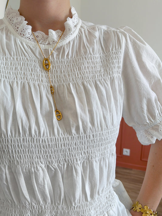 Blouse AURORE blanche