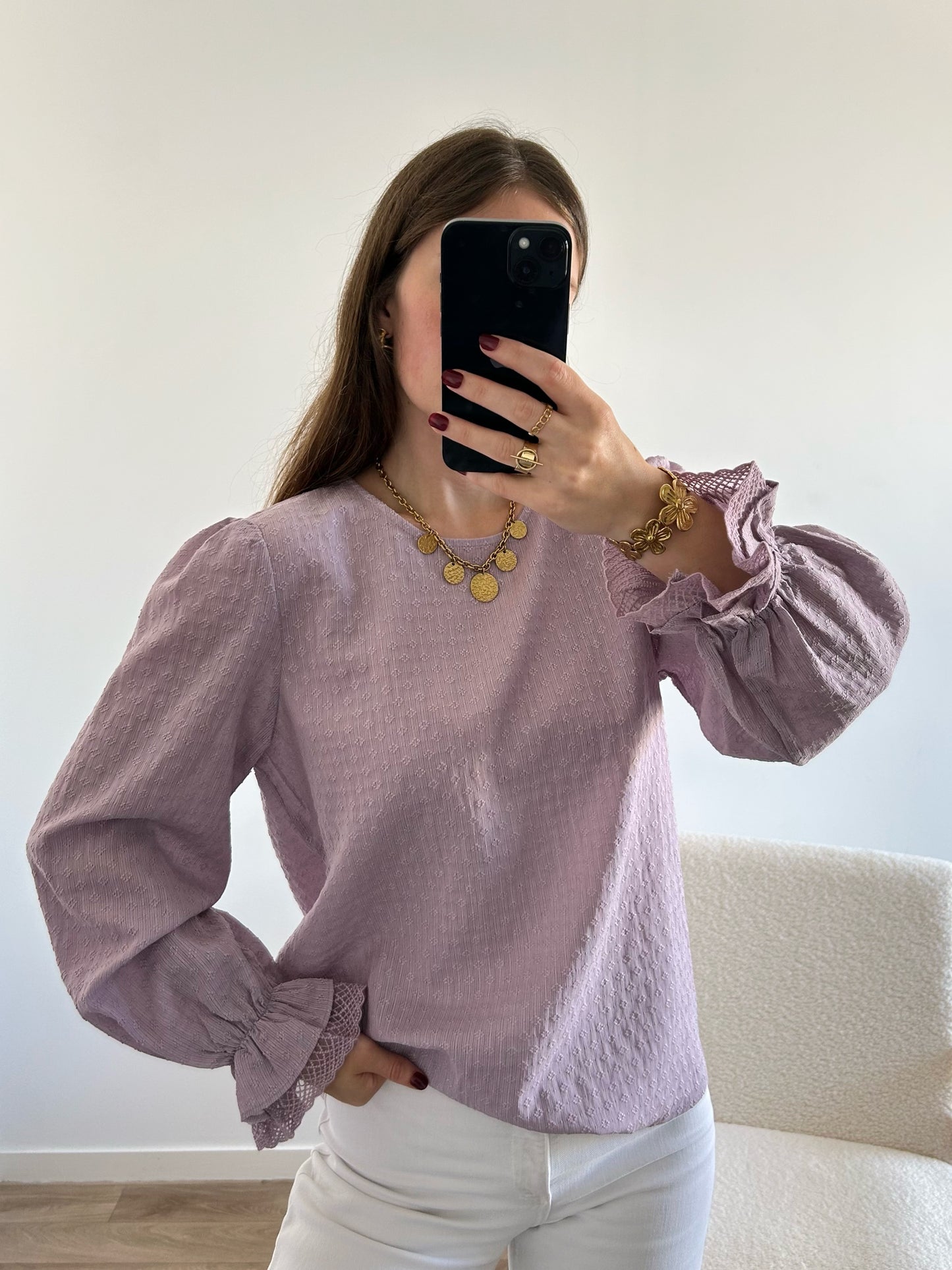 Blouse JUSTINE lila