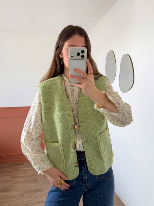 Veste sans manches MAXINE verte