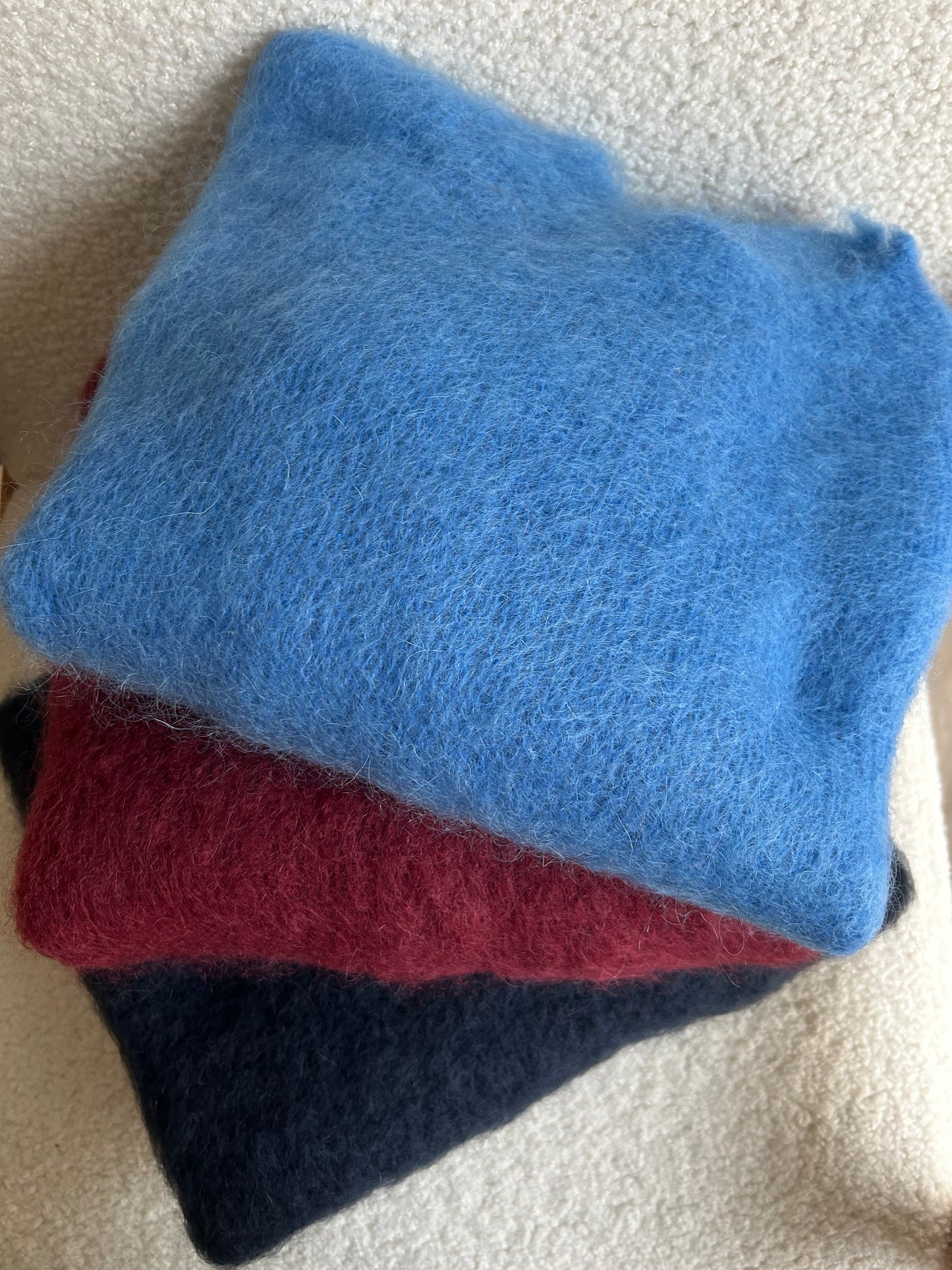 Pull MOHAIR bordeaux