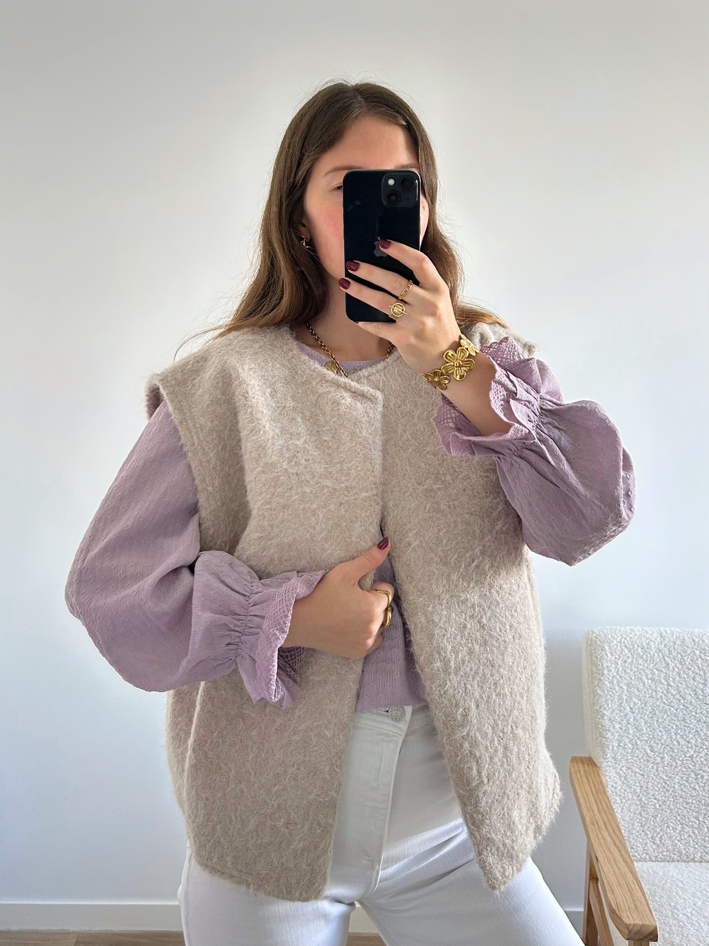 Blouse JUSTINE lila