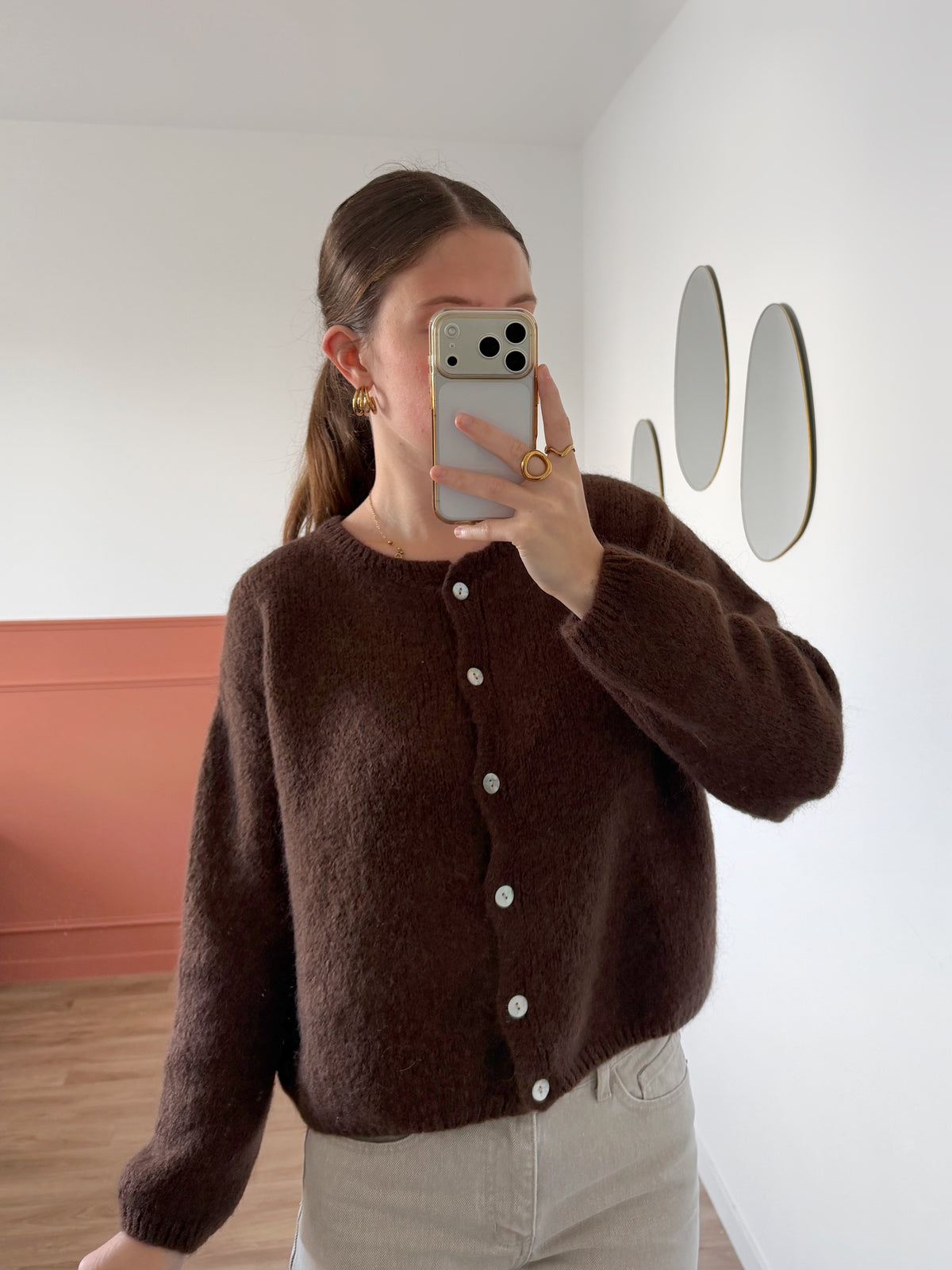 Cardigan OLIVIA chocolat