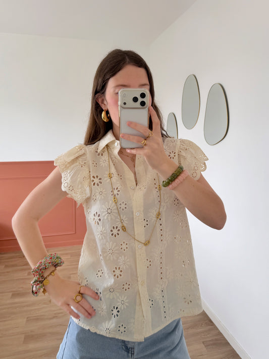 Chemise brodée FAUSTINE