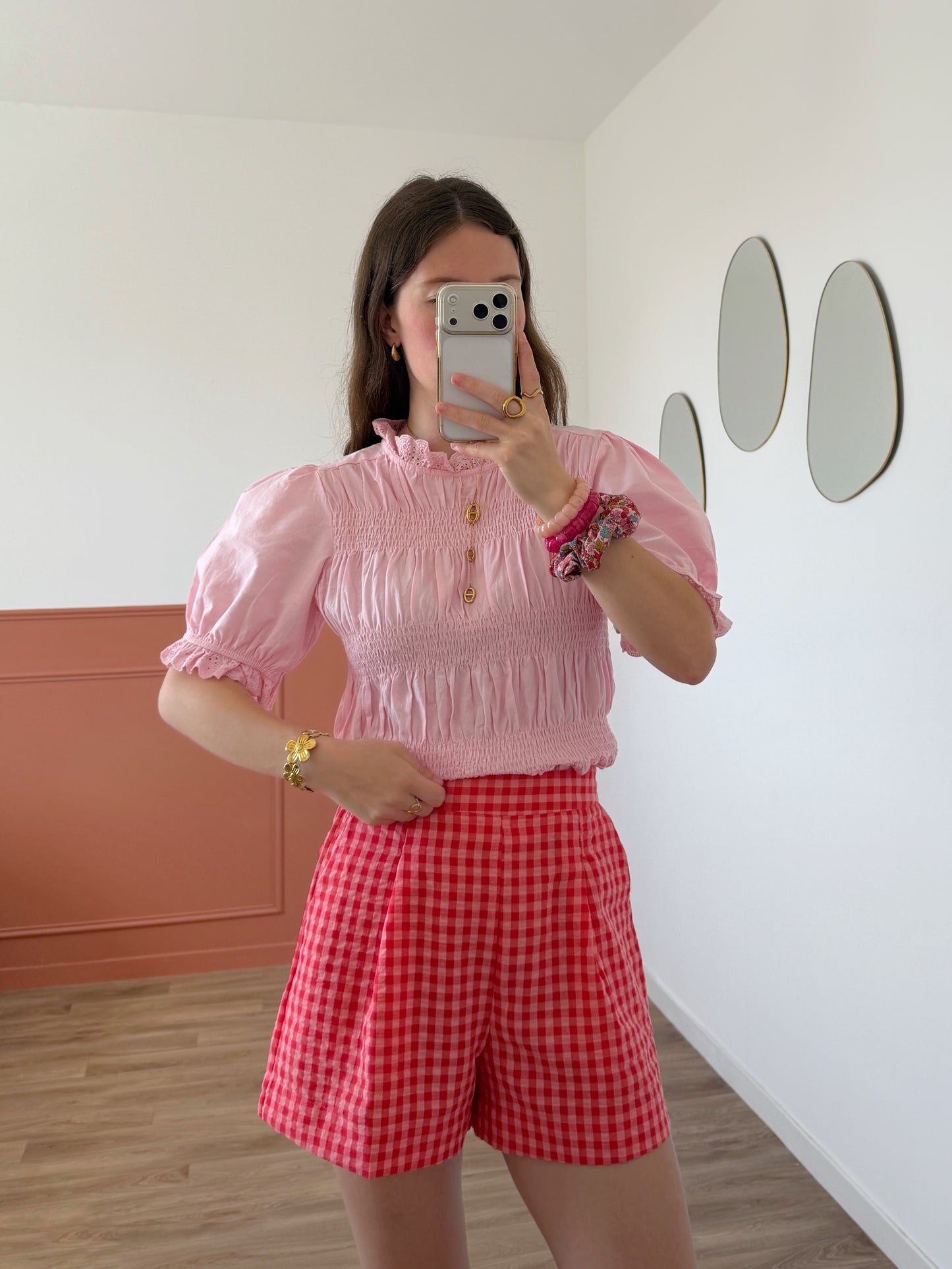 Blouse AURORE rose