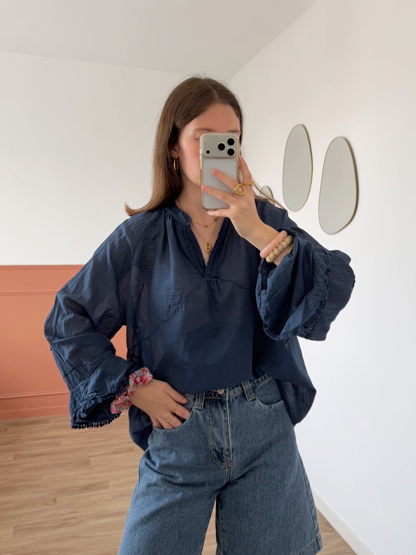 Blouse BOHEMA bleu marine
