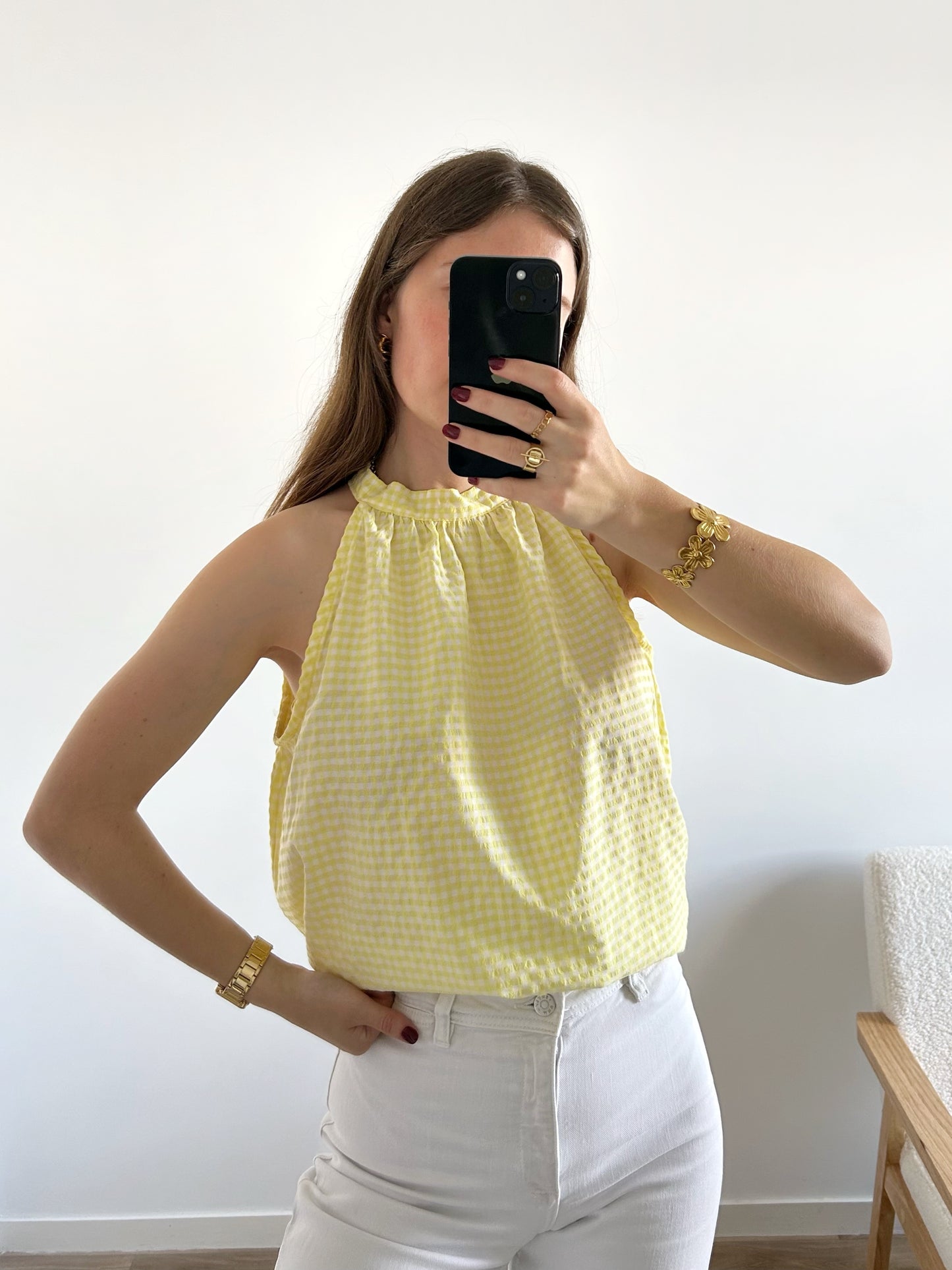 Top ALBA jaune