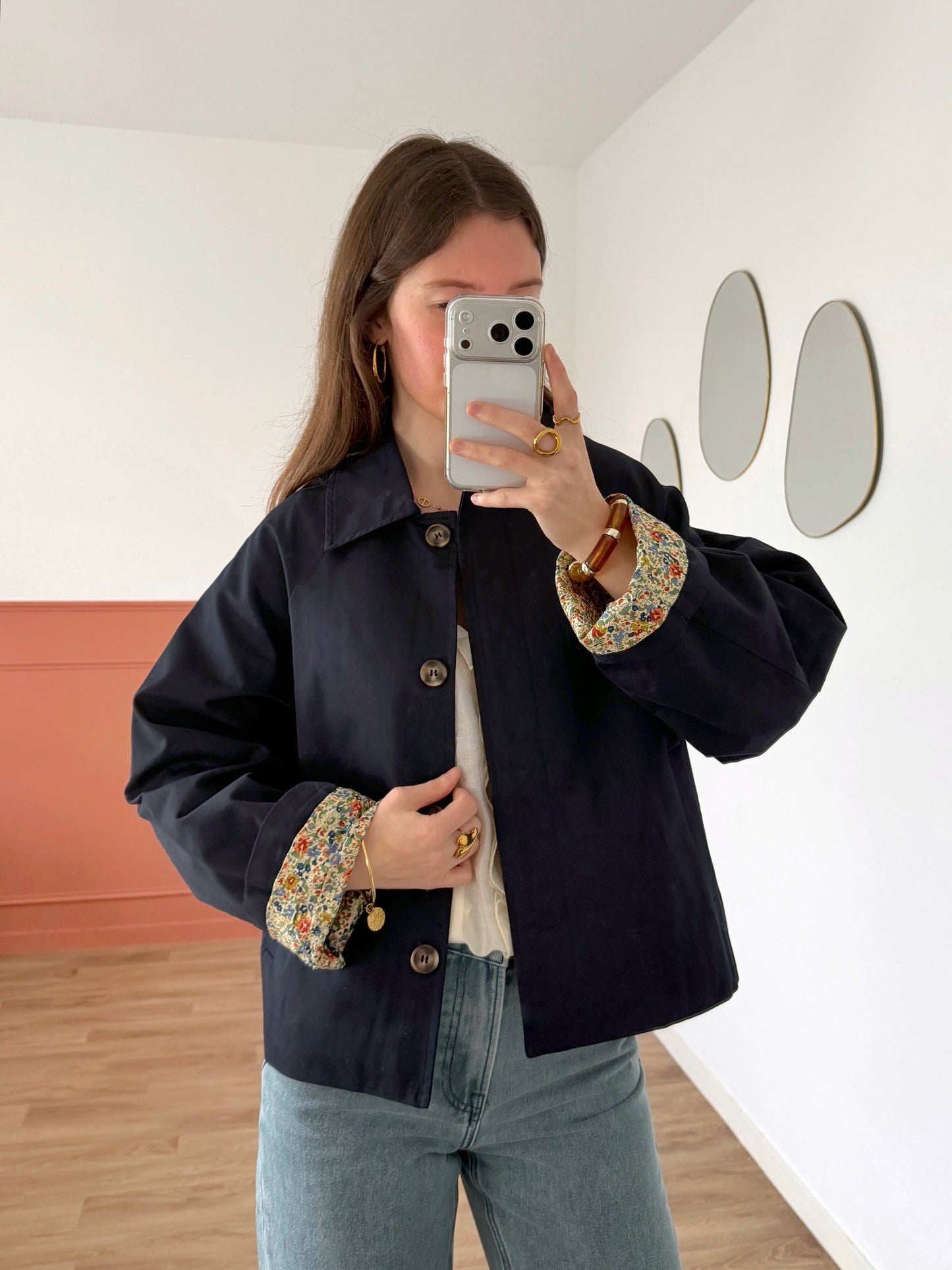 Trench liberty LILI bleu marine
