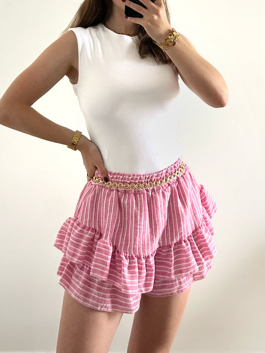 Jupe-short FANNY rose