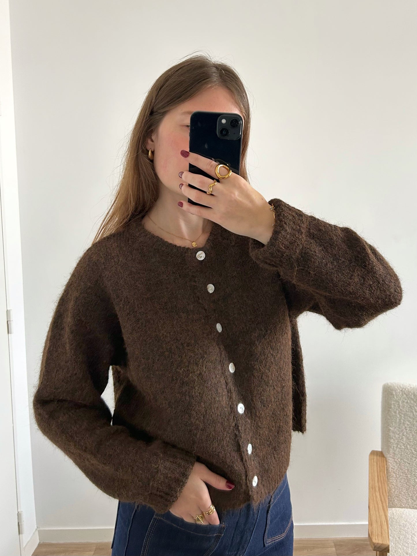 Cardigan ELENA chocolat