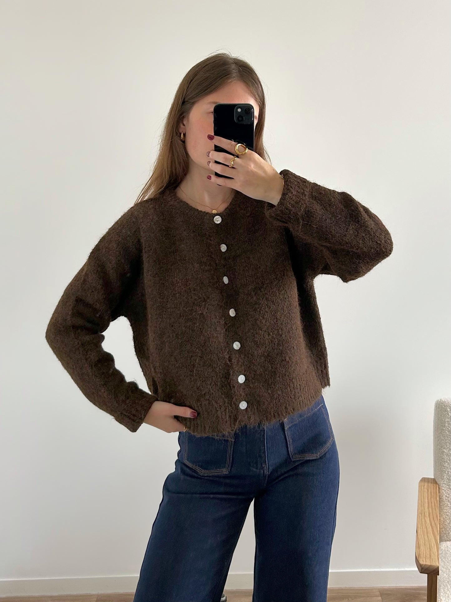 Cardigan ELENA chocolat