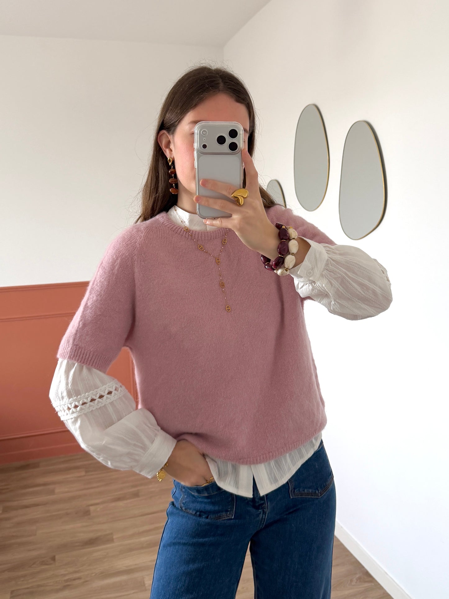 Boucles d'oreilles BRUNE