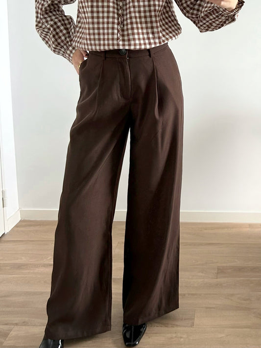 Pantalon ANDRÉA chocolat