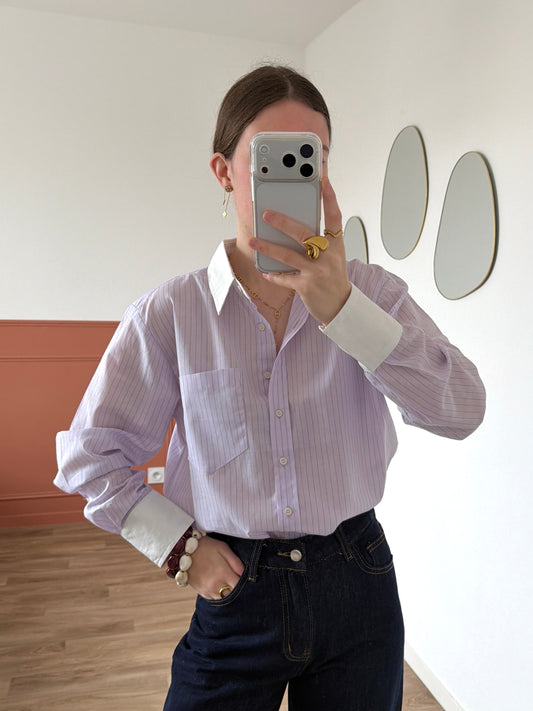 Chemise VALENTINE lilas