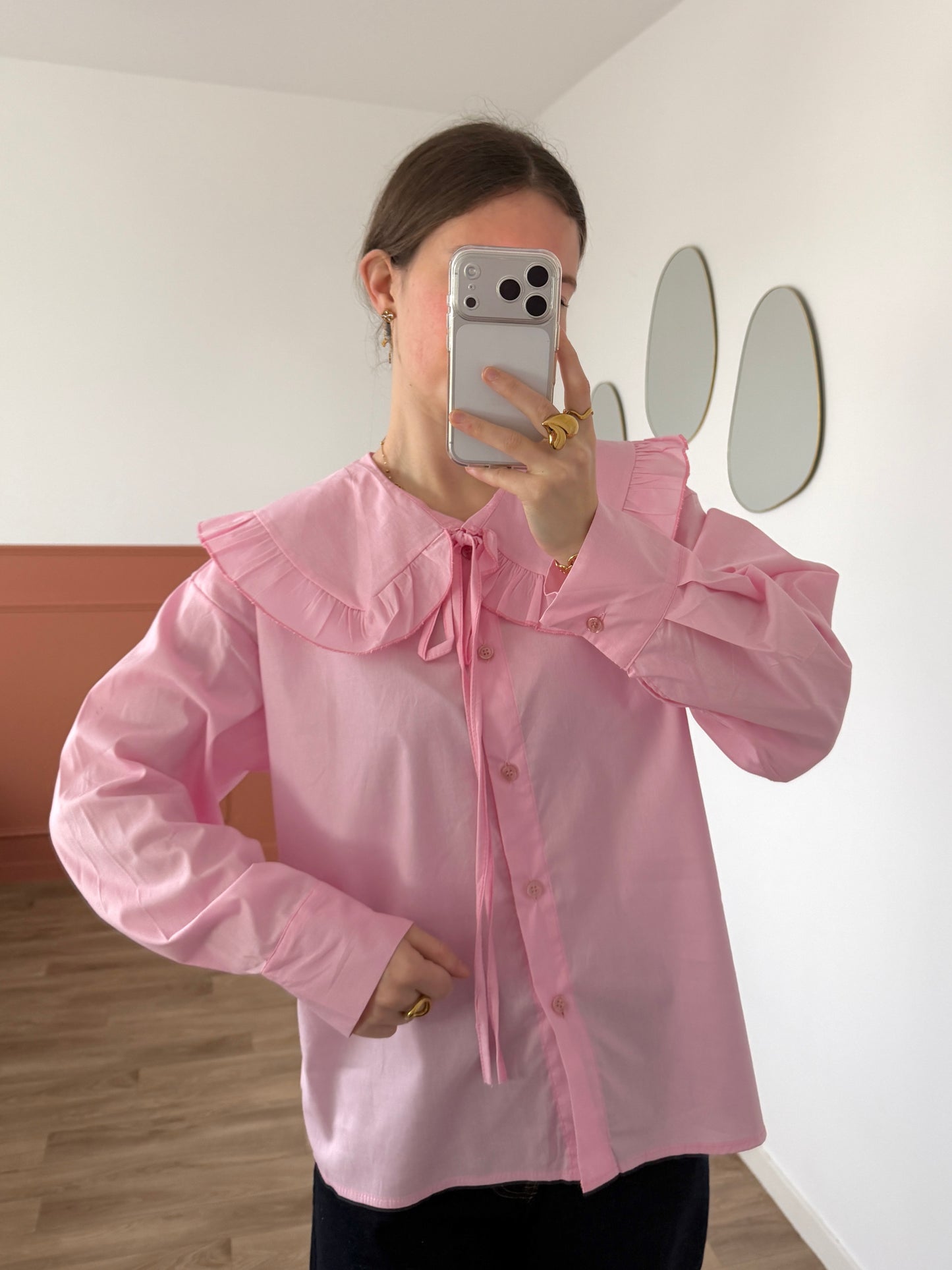 Chemise CLÉA rose