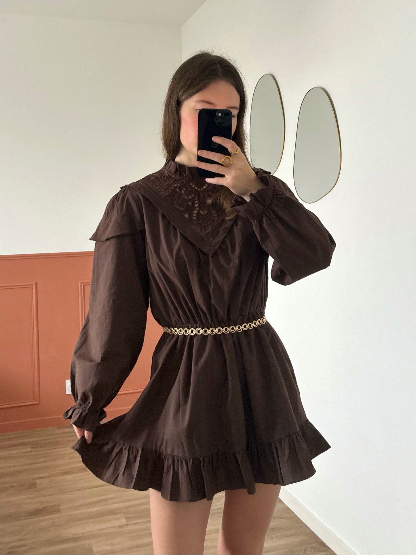 Robe ANAÏS marron