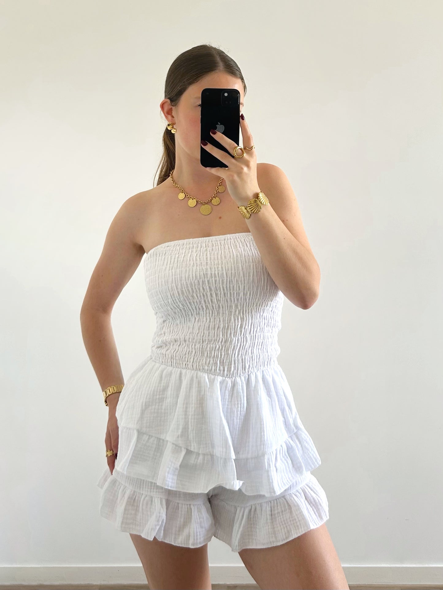 Combishort LAURIE blanc