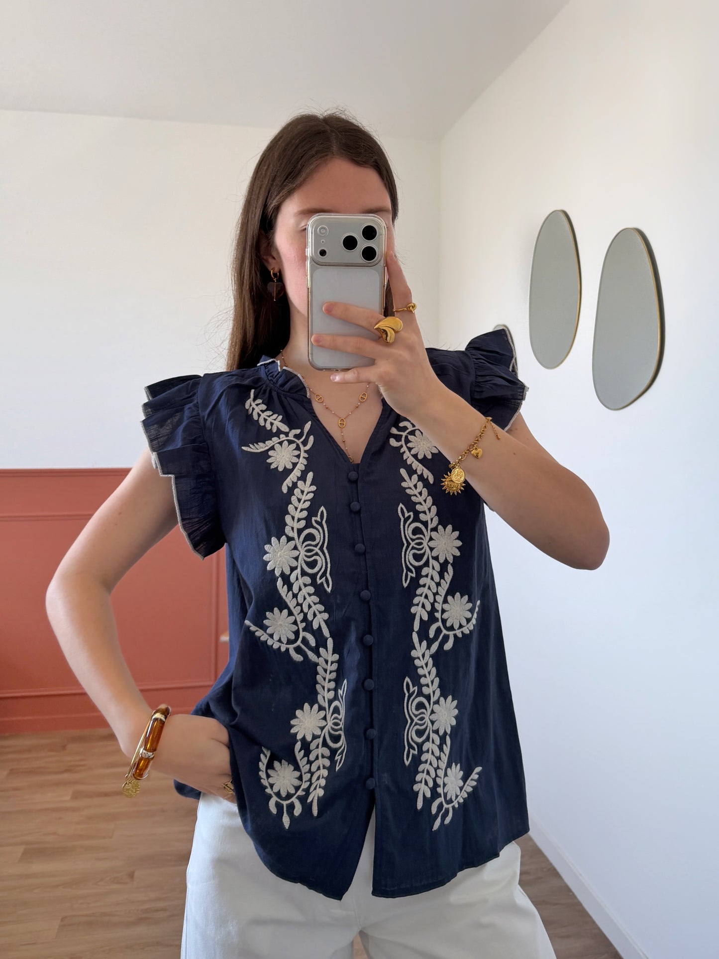 Blouse CHLOÉ bleu marine