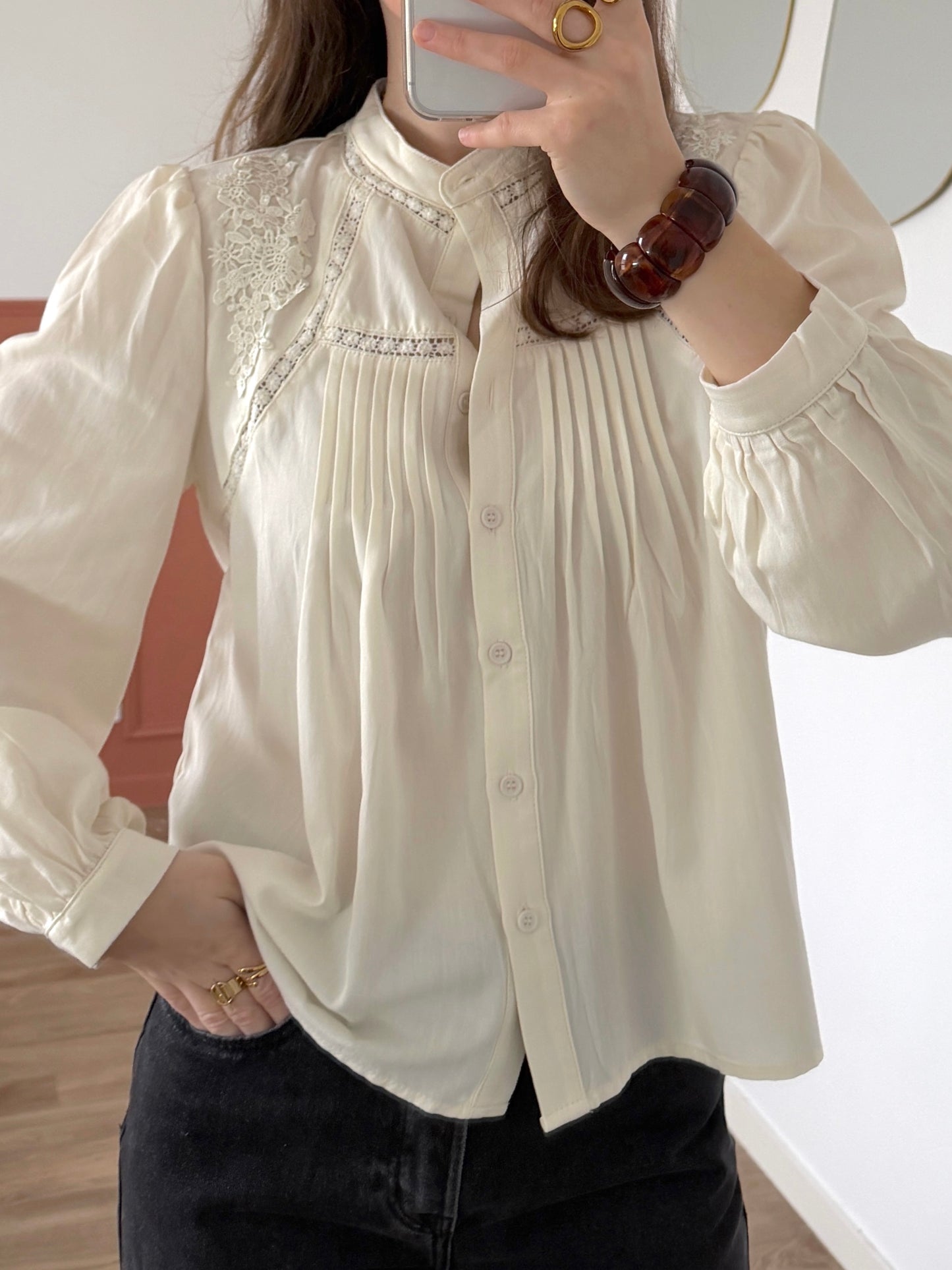 Chemisier ZOÉ crème