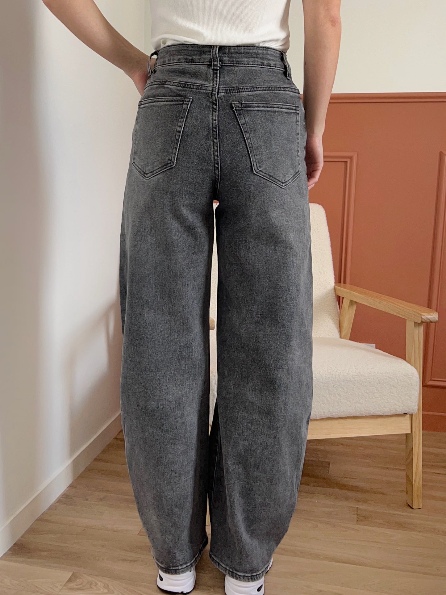 Jean barrel asymétrique ALEX