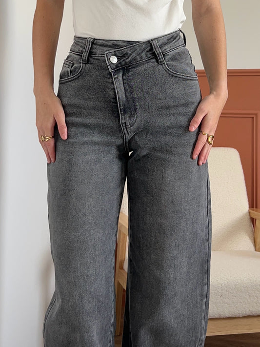 Jean barrel asymétrique ALEX