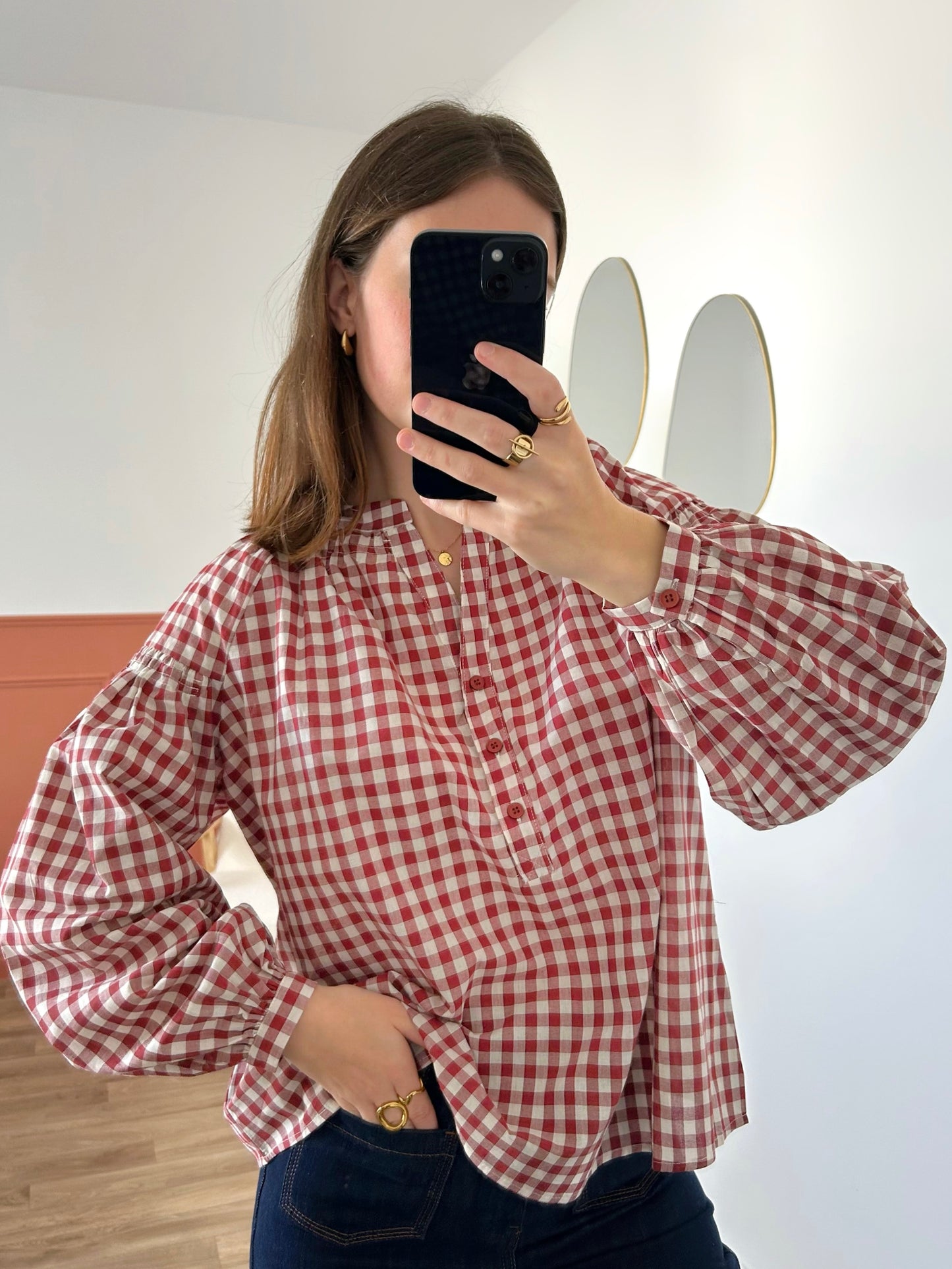 Blouse VANESSA bordeaux