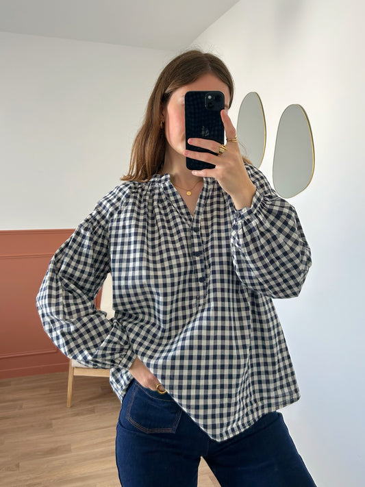 Blouse VANESSA bleu marine