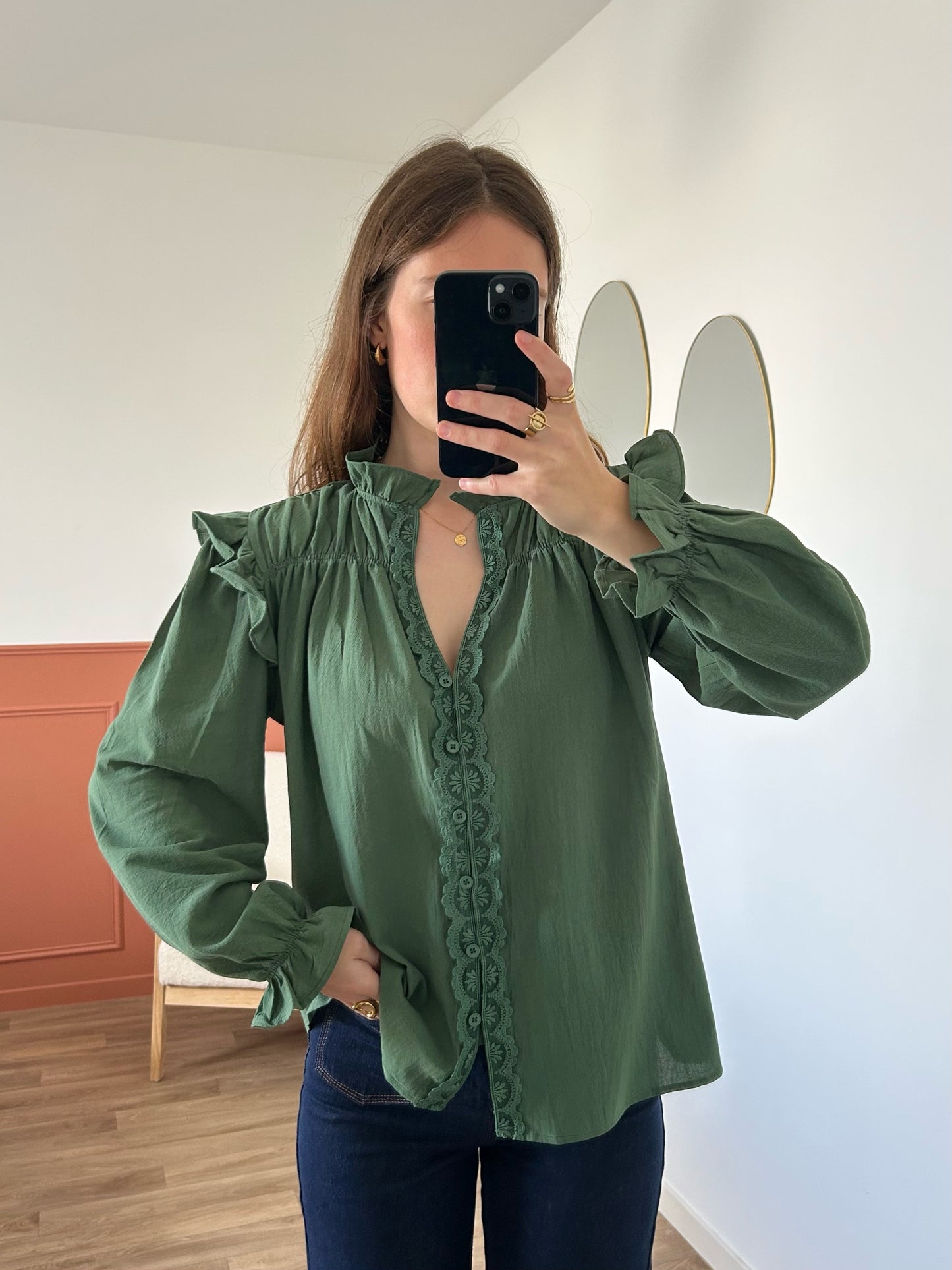 Blouse JEANNE verte