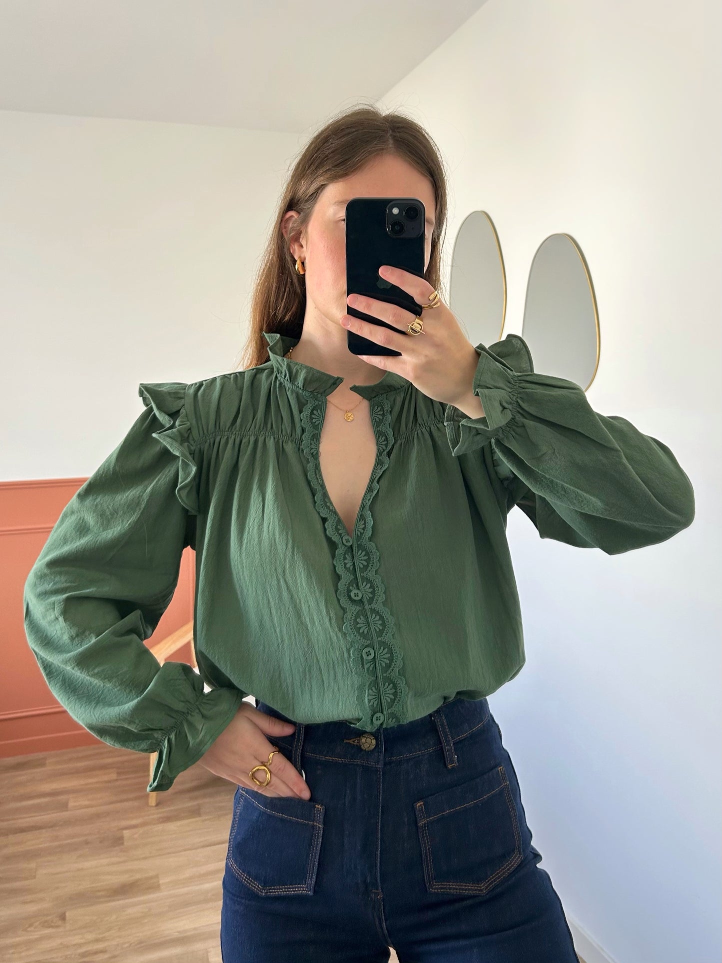 Blouse JEANNE verte