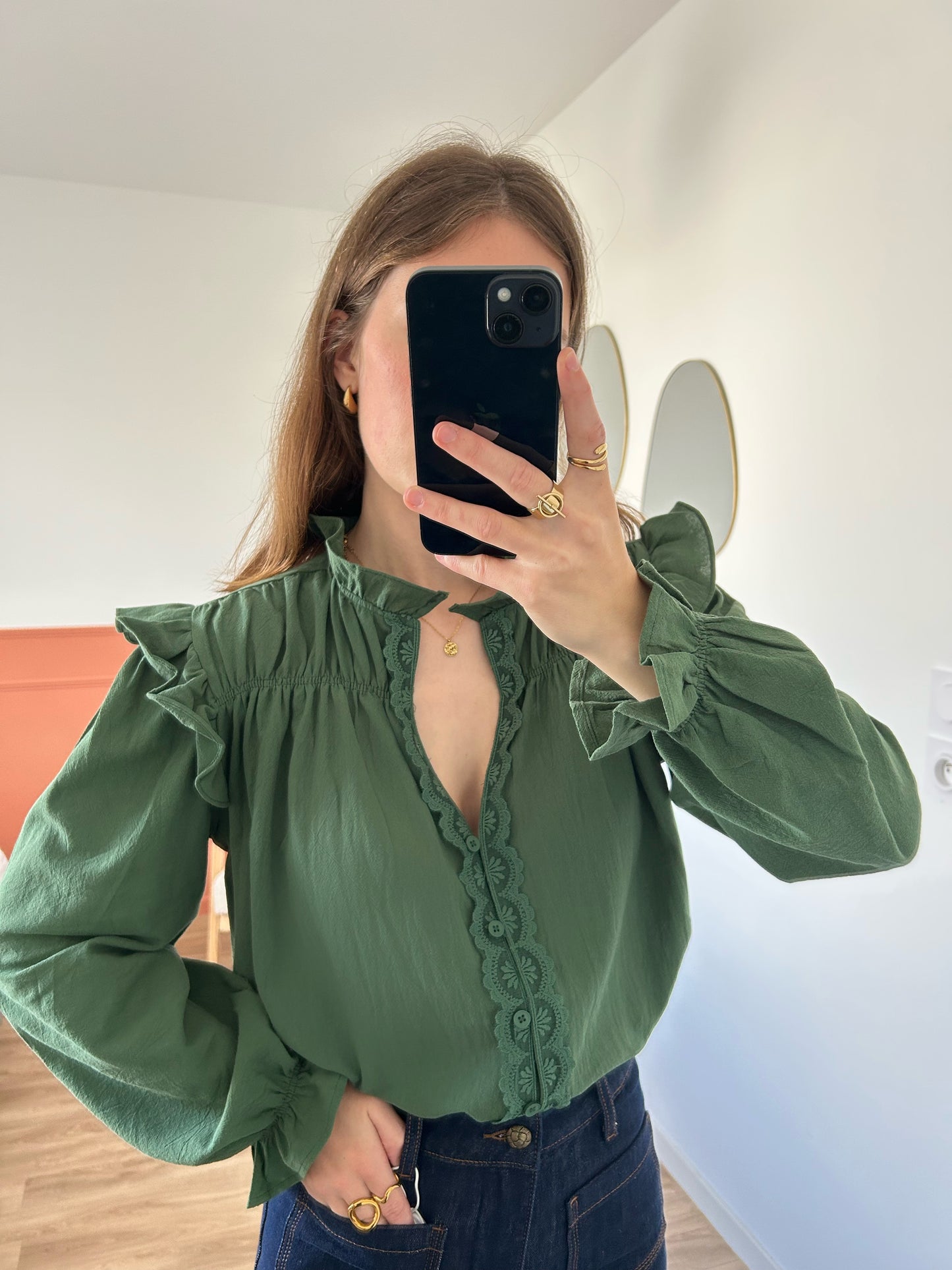 Blouse JEANNE verte
