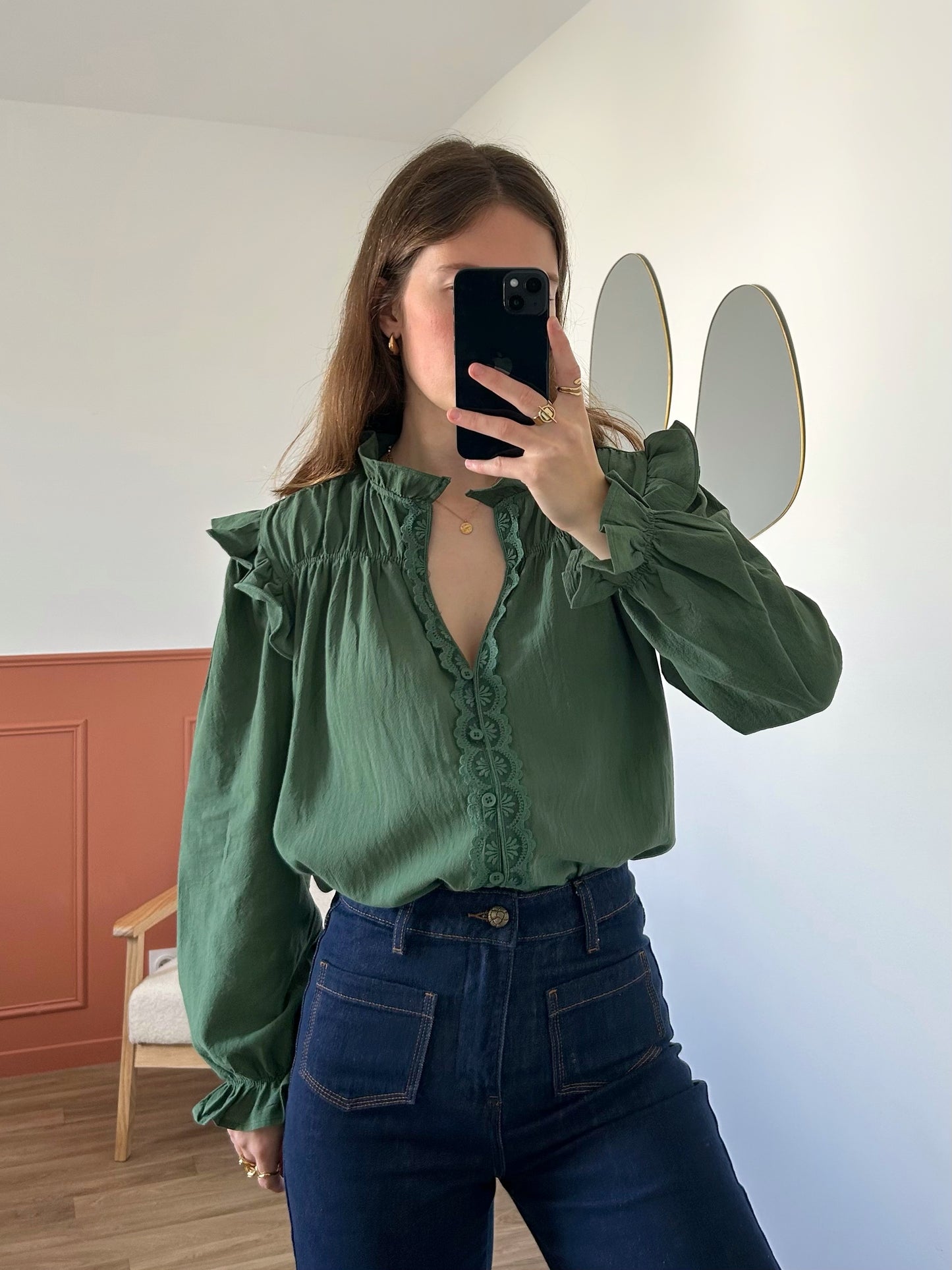 Blouse JEANNE verte