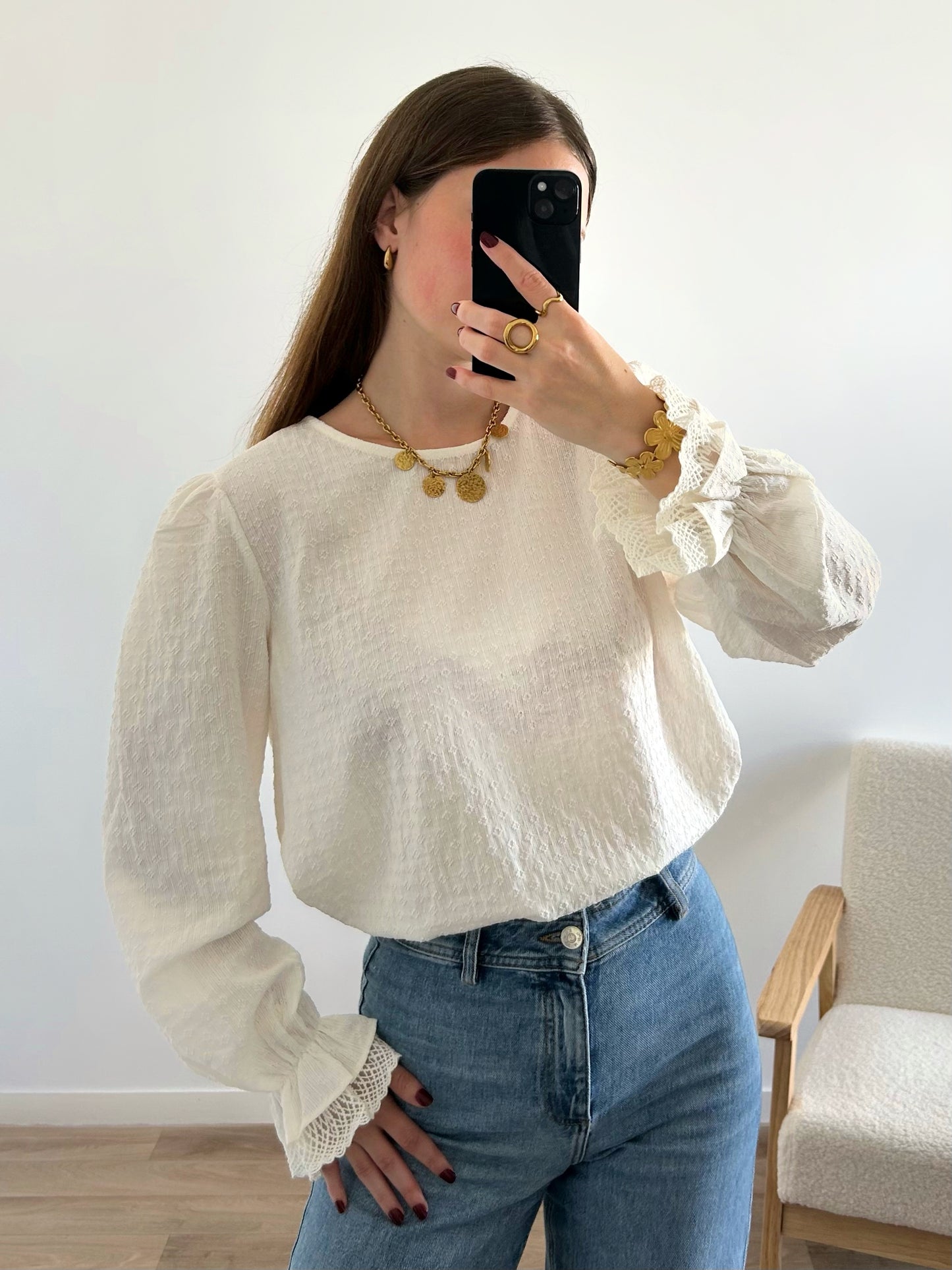 Blouse JUSTINE écrue