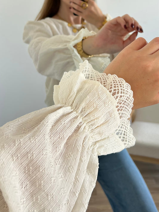 Blouse JUSTINE écrue