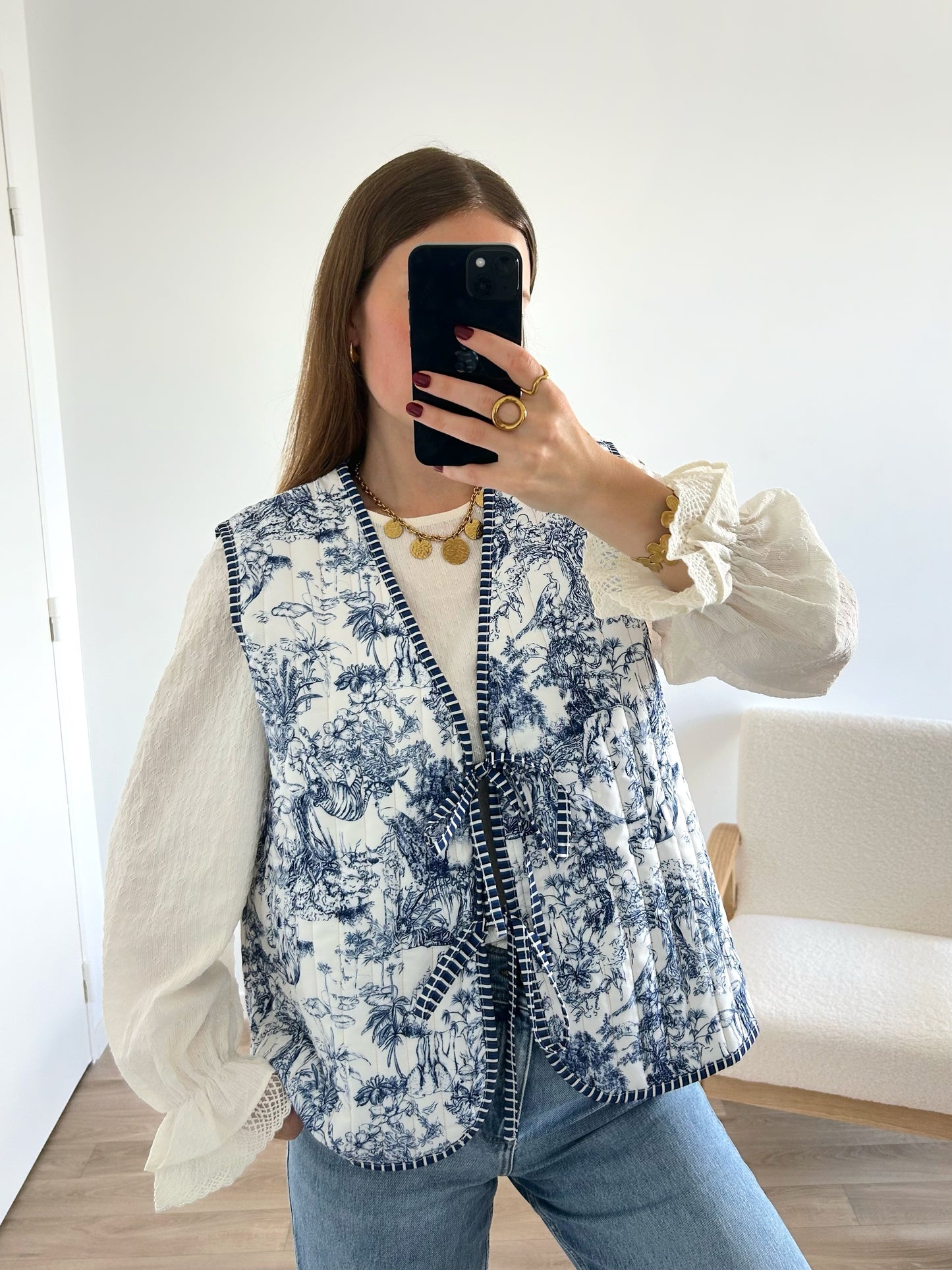 Veste NINON bleue