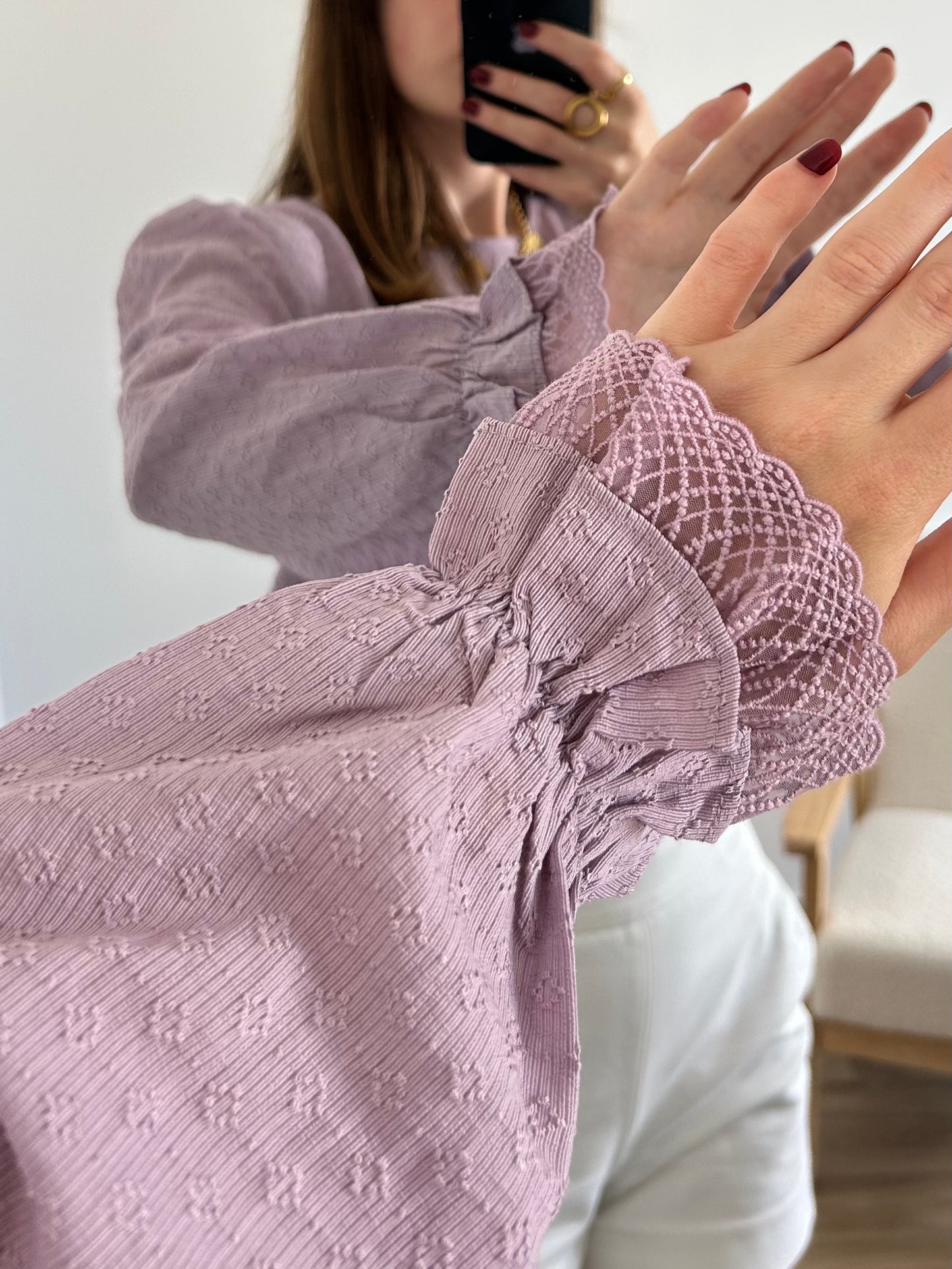 Blouse JUSTINE lila