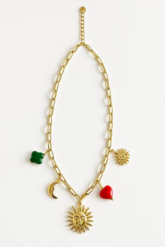 Collier breloques CLEO