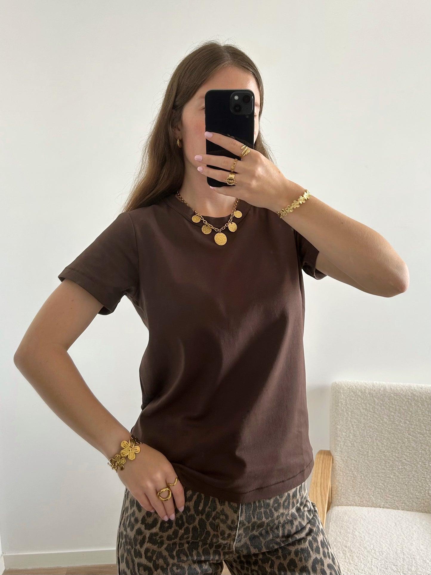 T-shirt MANON chocolat