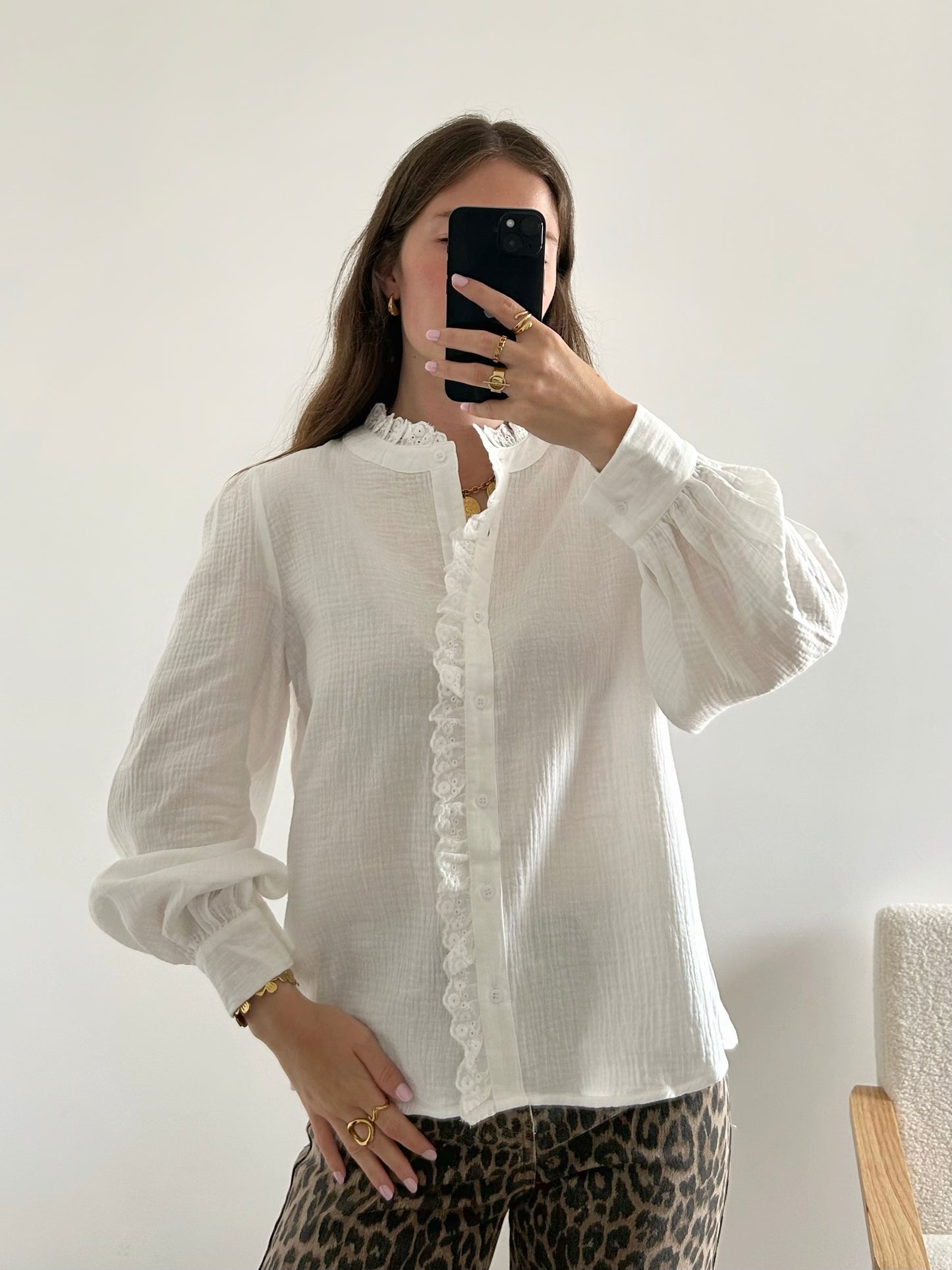 Blouse VENCA blanche