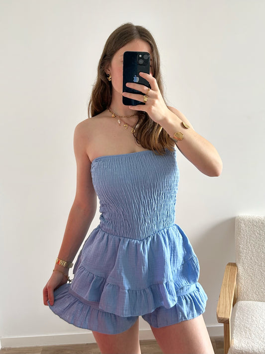 Combishort LAURIE bleu