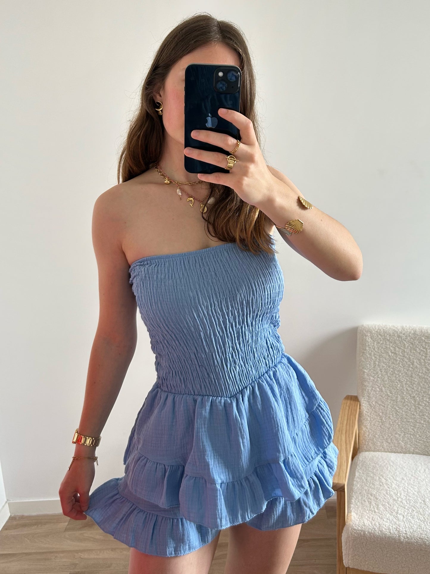 Combishort LAURIE bleu