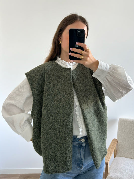 Veste sans manches LINA kaki