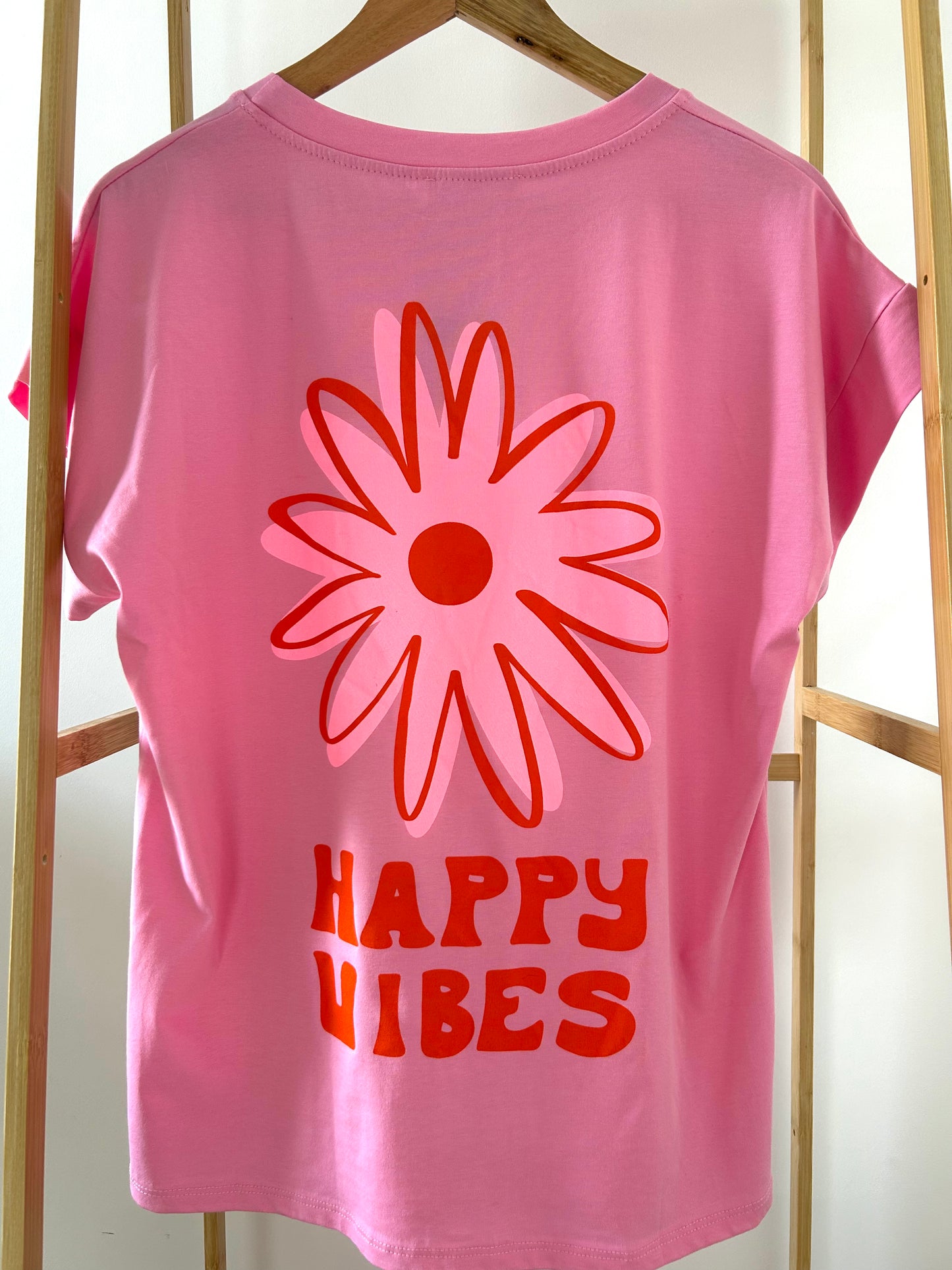 T-shirt HAPPY rose
