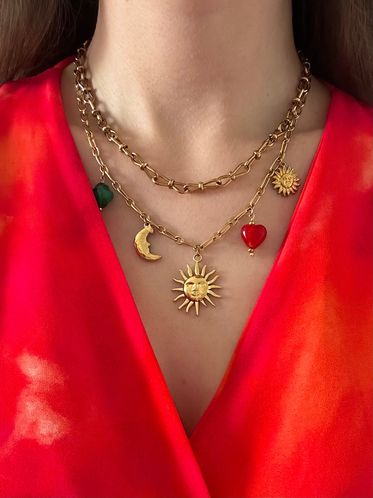 Collier breloques CLEO