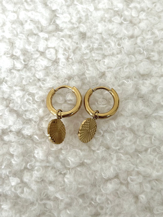 Boucles d'oreilles INA dorées