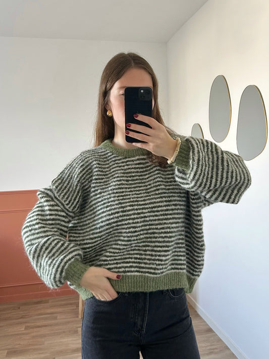 Pull LUCIE kaki