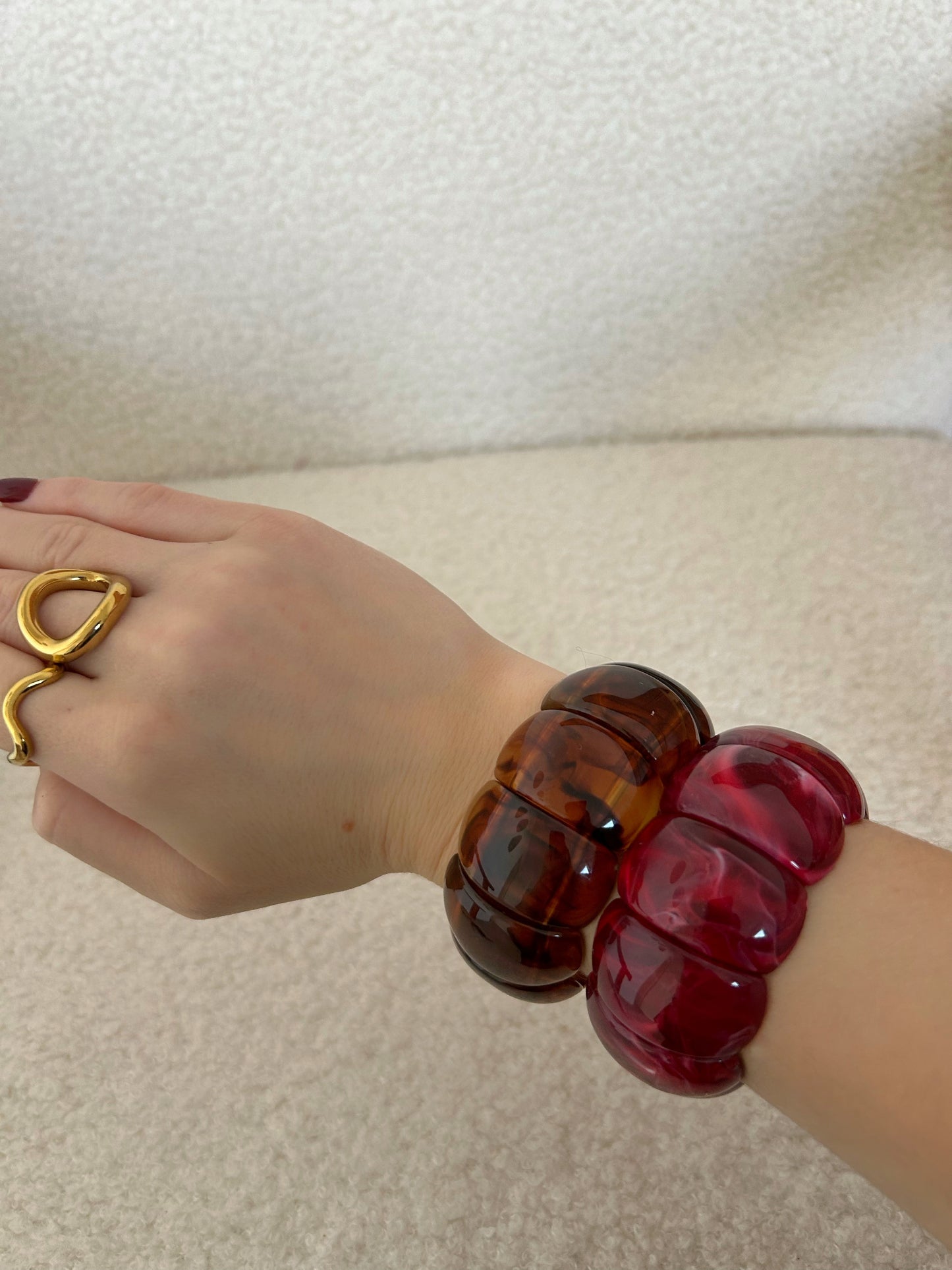 Bracelet MONICA bordeaux