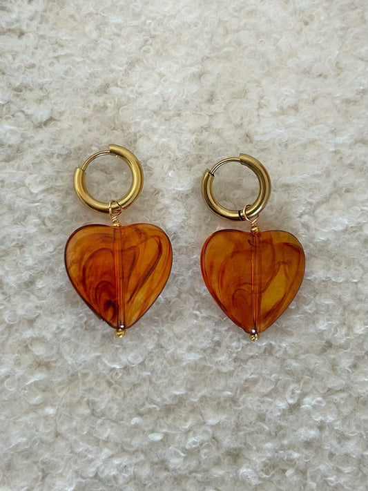 Boucles d'oreilles COEUR