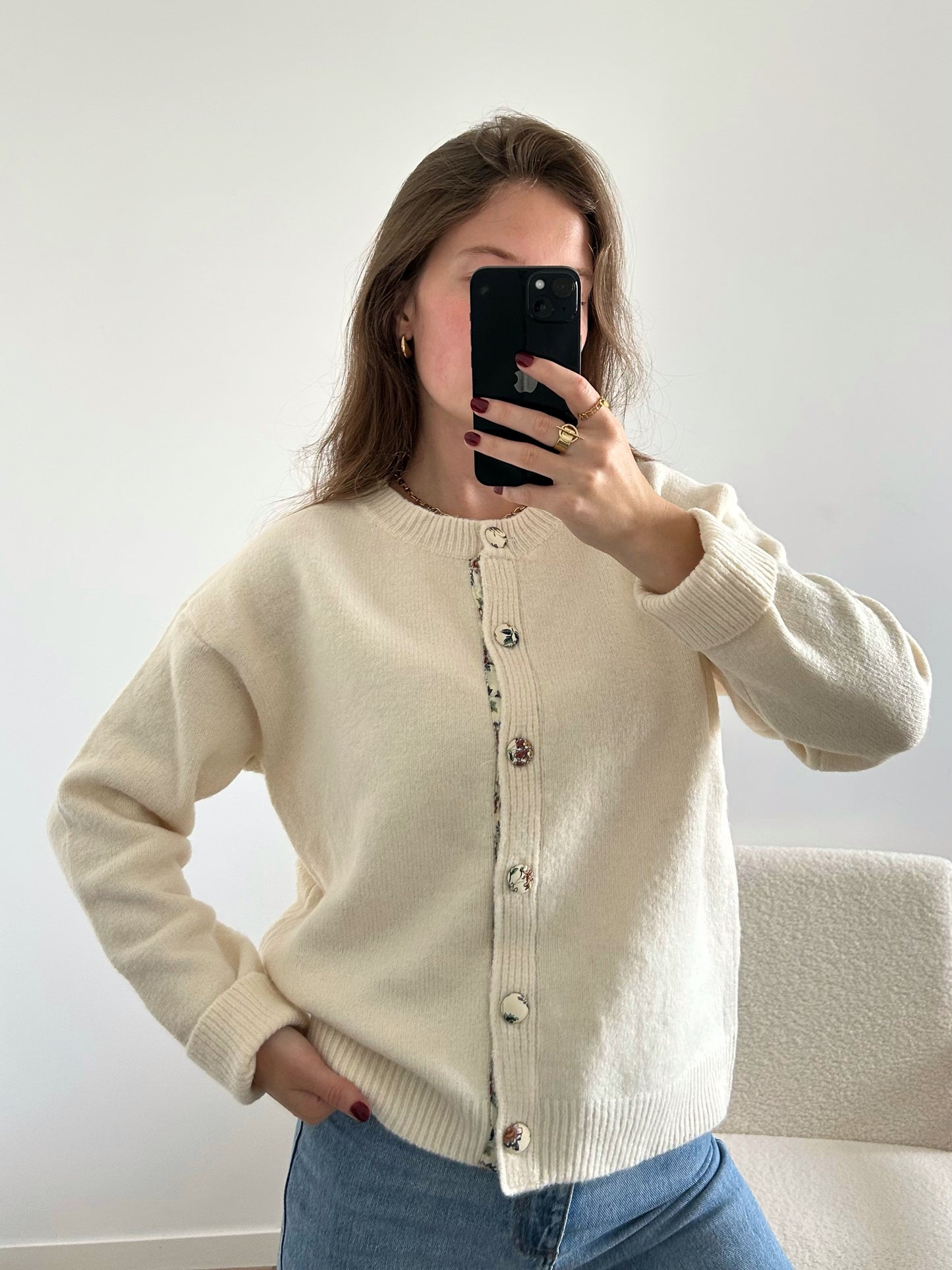 Cardigan ELISA écru