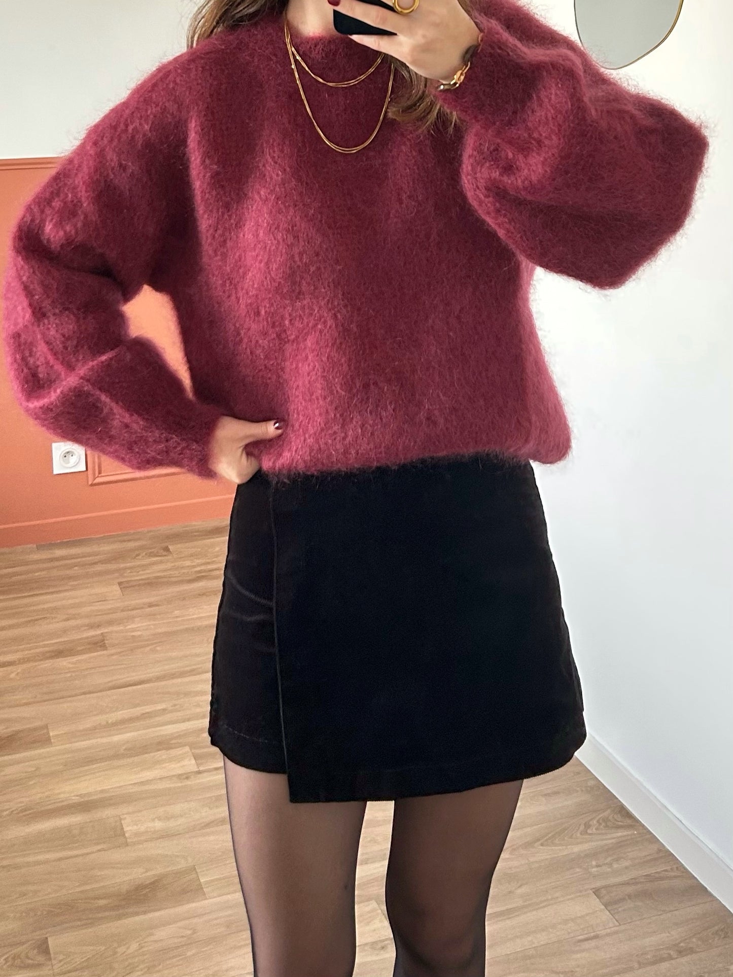 Jupe-short MAELLE noire