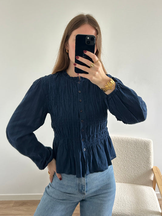 Blouse EMMA bleu marine
