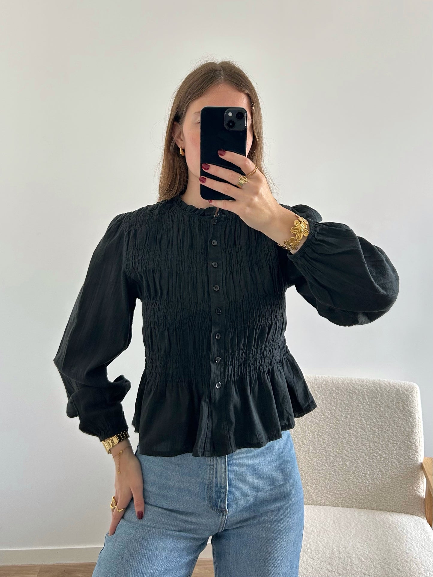 Blouse EMMA noire